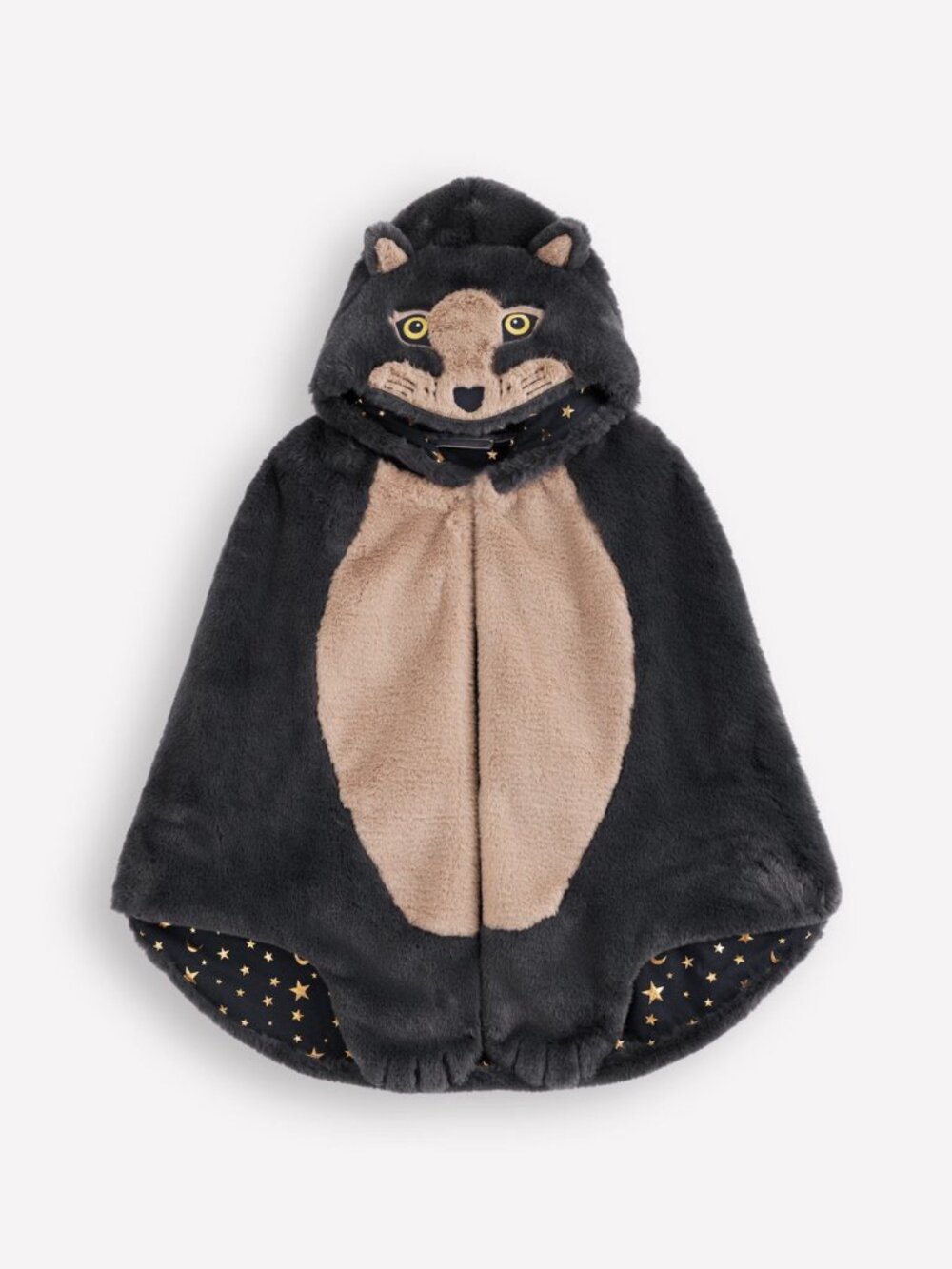 Boden- Fancy Dress Cape- Grey Wolf